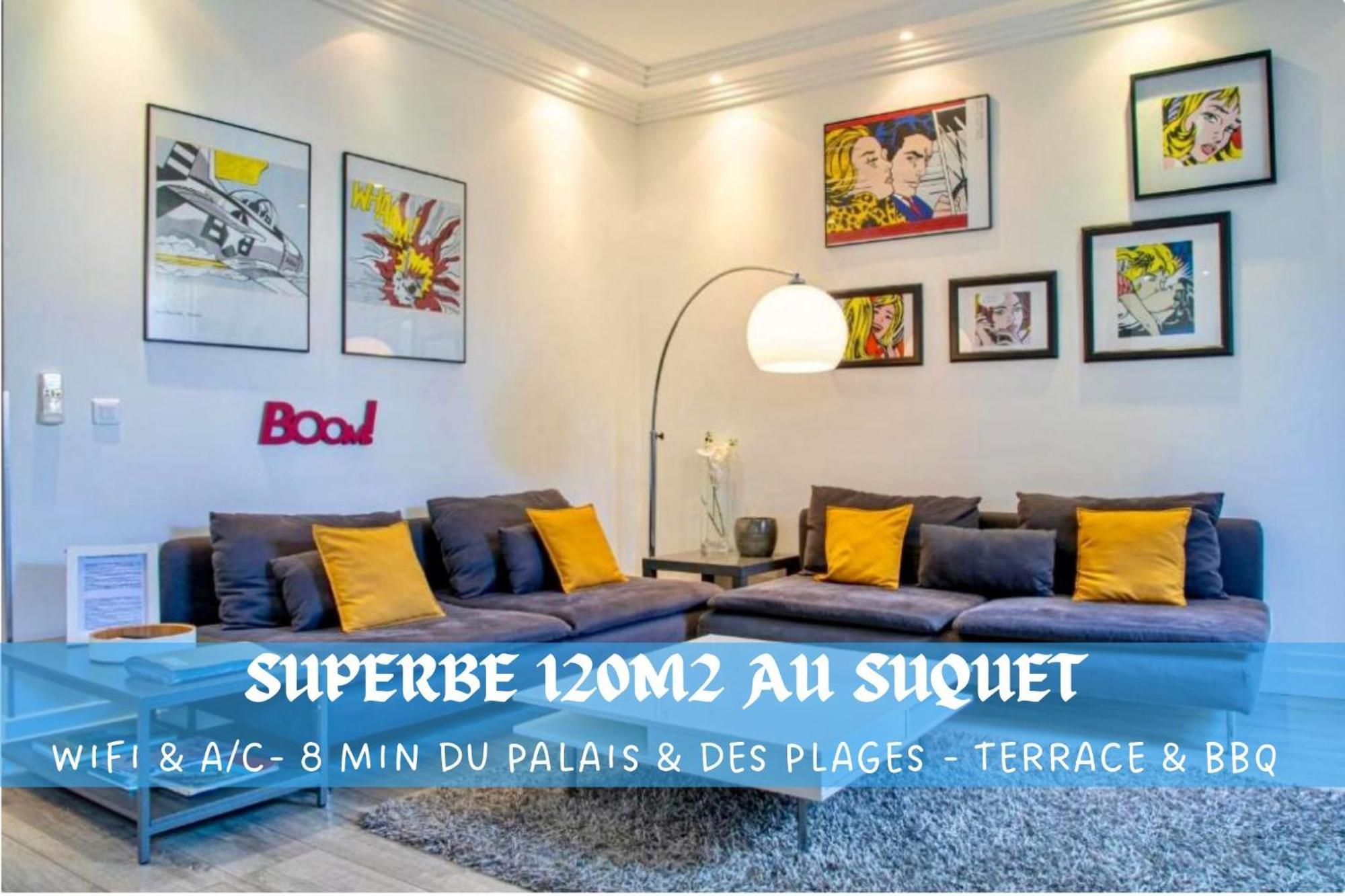 Superbe 120M2 Au Suquet - Property With Style Кан Екстериор снимка